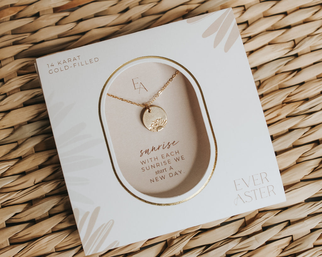 Sunrise Disc Necklace