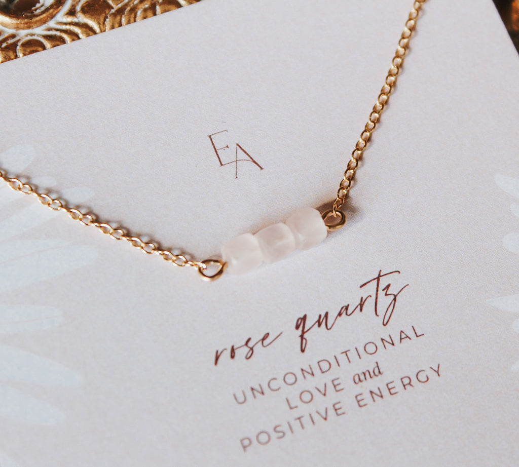 Rose Quartz Anne Necklace