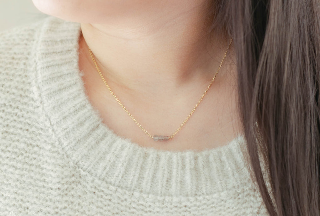 Rose Quartz Anne Necklace