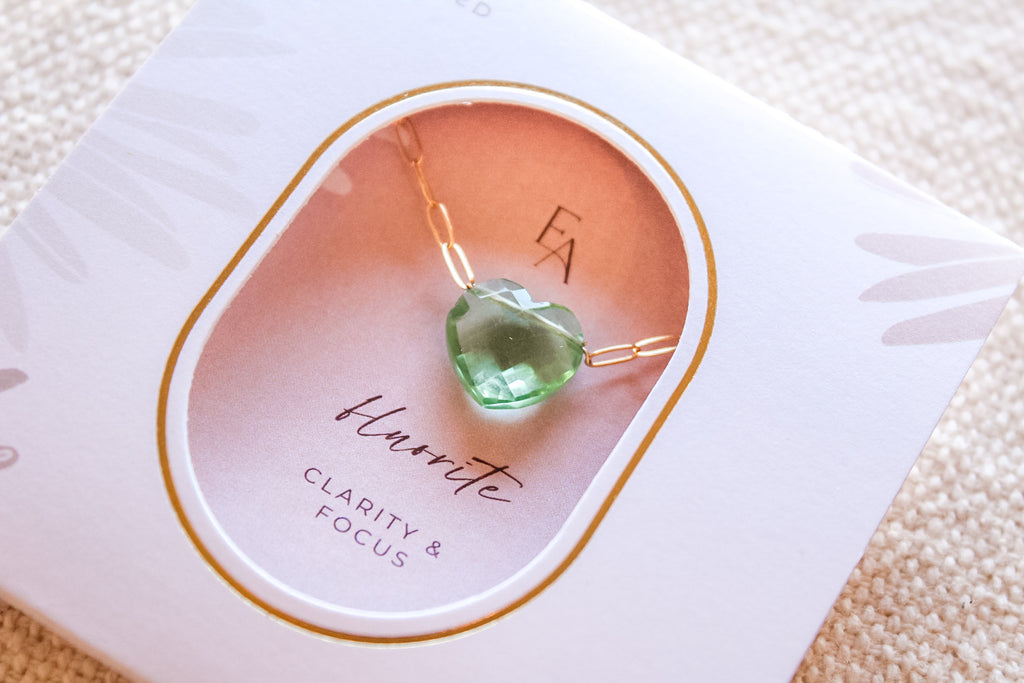 Fluorite Heart Necklace