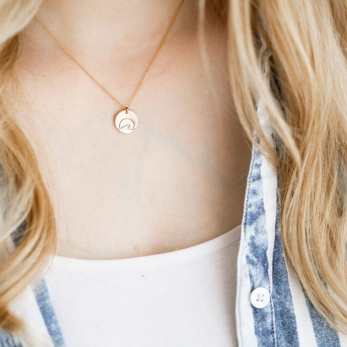 Sunset Wave Necklace
