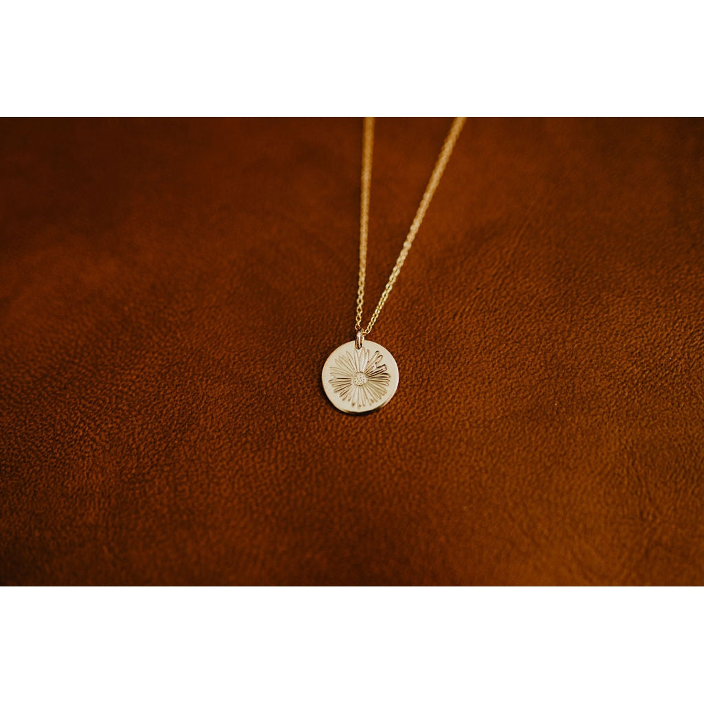 September Birth Flower Necklace - Aster