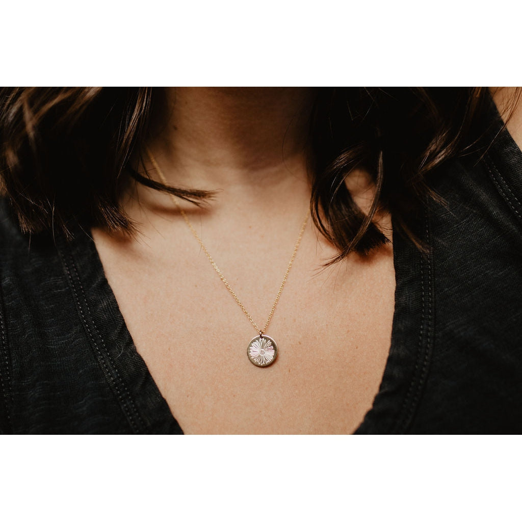 September Birth Flower Necklace - Aster