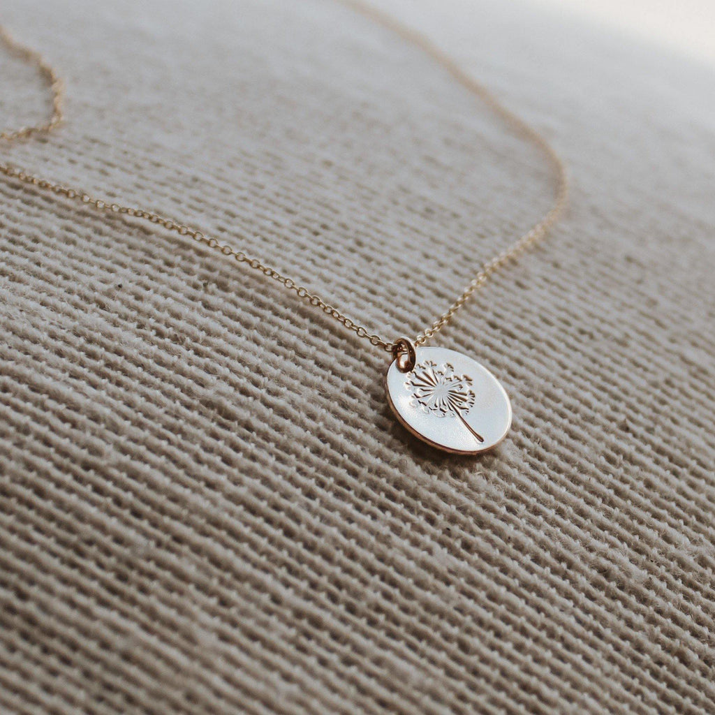 Dandelion Necklace - Hope on a Rope Jewelry