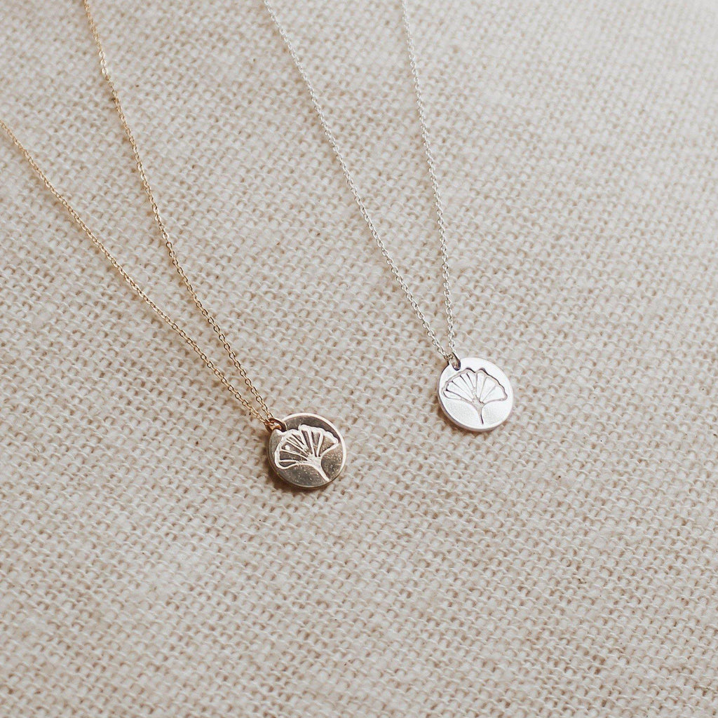 Ginkgo Necklace - Hope on a Rope Jewelry