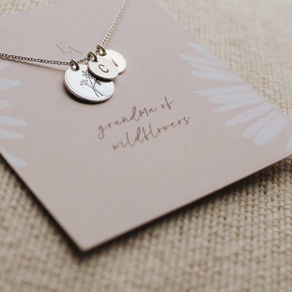 Grandma of Wildflowers Necklace - Hope on a Rope Jewelry