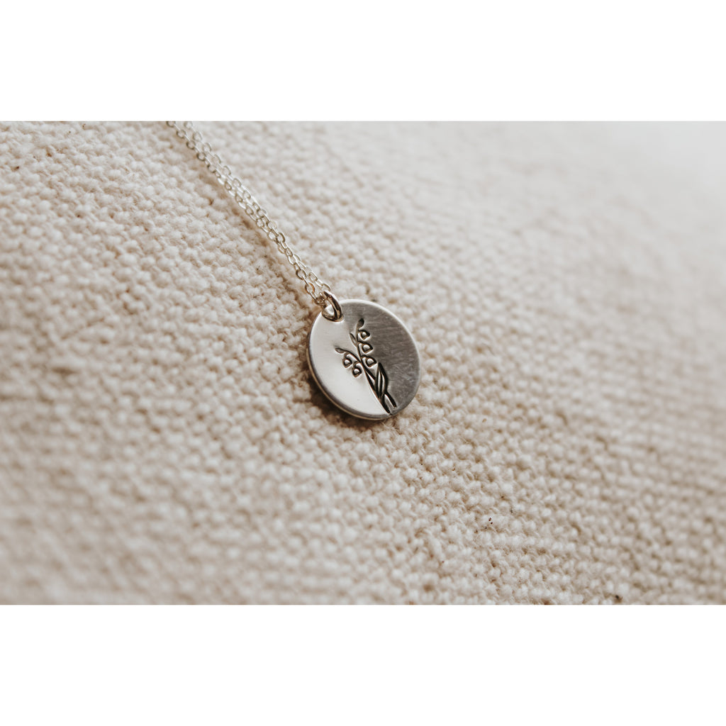 May Birth Flower Necklace - Lily of the Valley