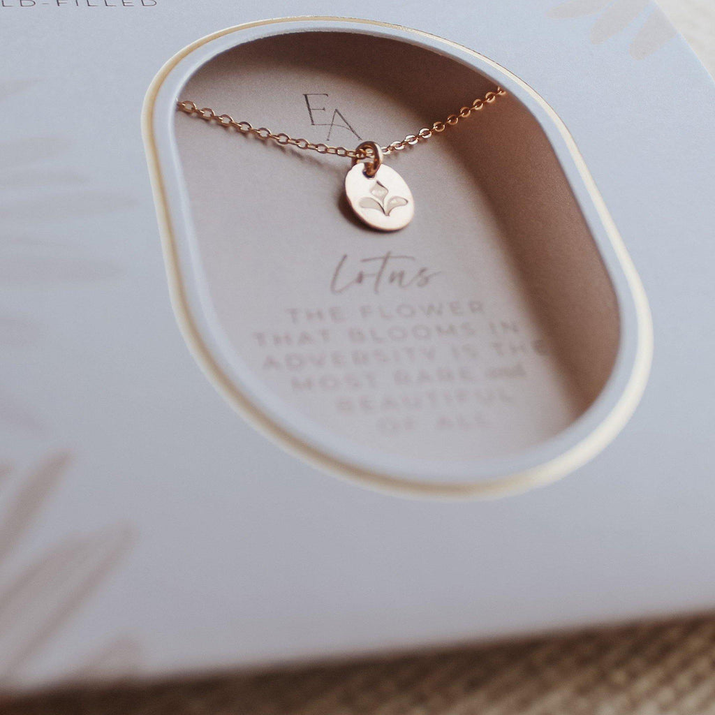 Lotus Petals Necklace - Hope on a Rope Jewelry
