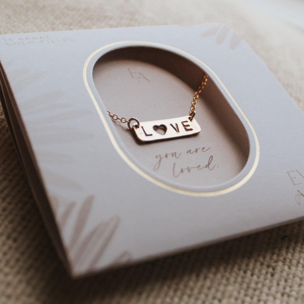 Love Bar Necklace - Hope on a Rope Jewelry