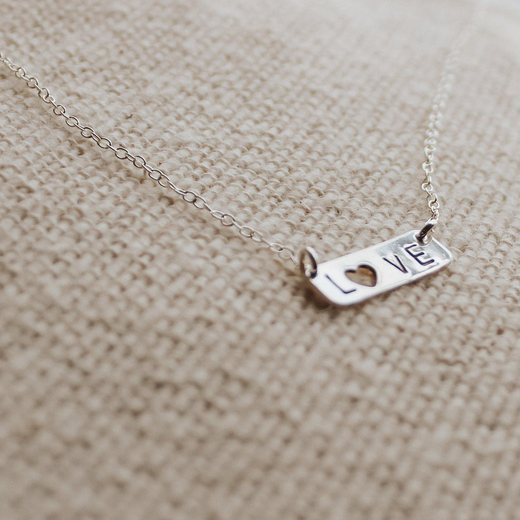 Love Bar Necklace - Hope on a Rope Jewelry
