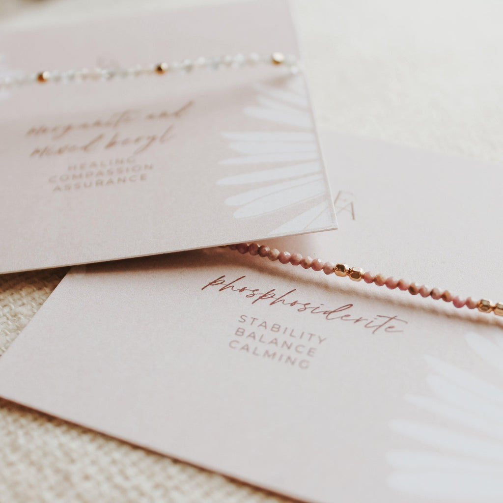 Morganite and Mixed Beryl Bracelet - Hope on a Rope Jewelry