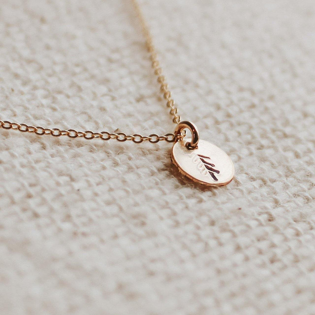 Pine Tree Necklace - Hope on a Rope Jewelry