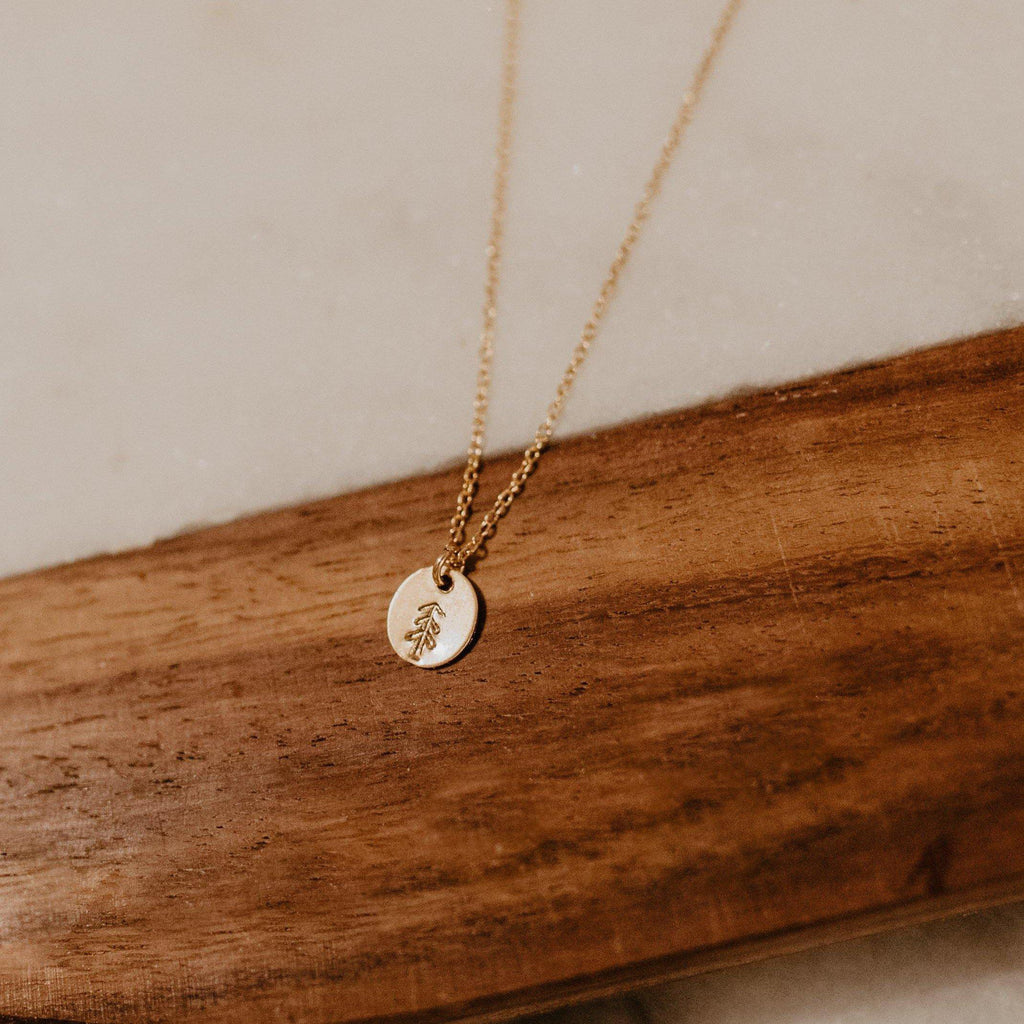 Pine Tree Necklace - Hope on a Rope Jewelry