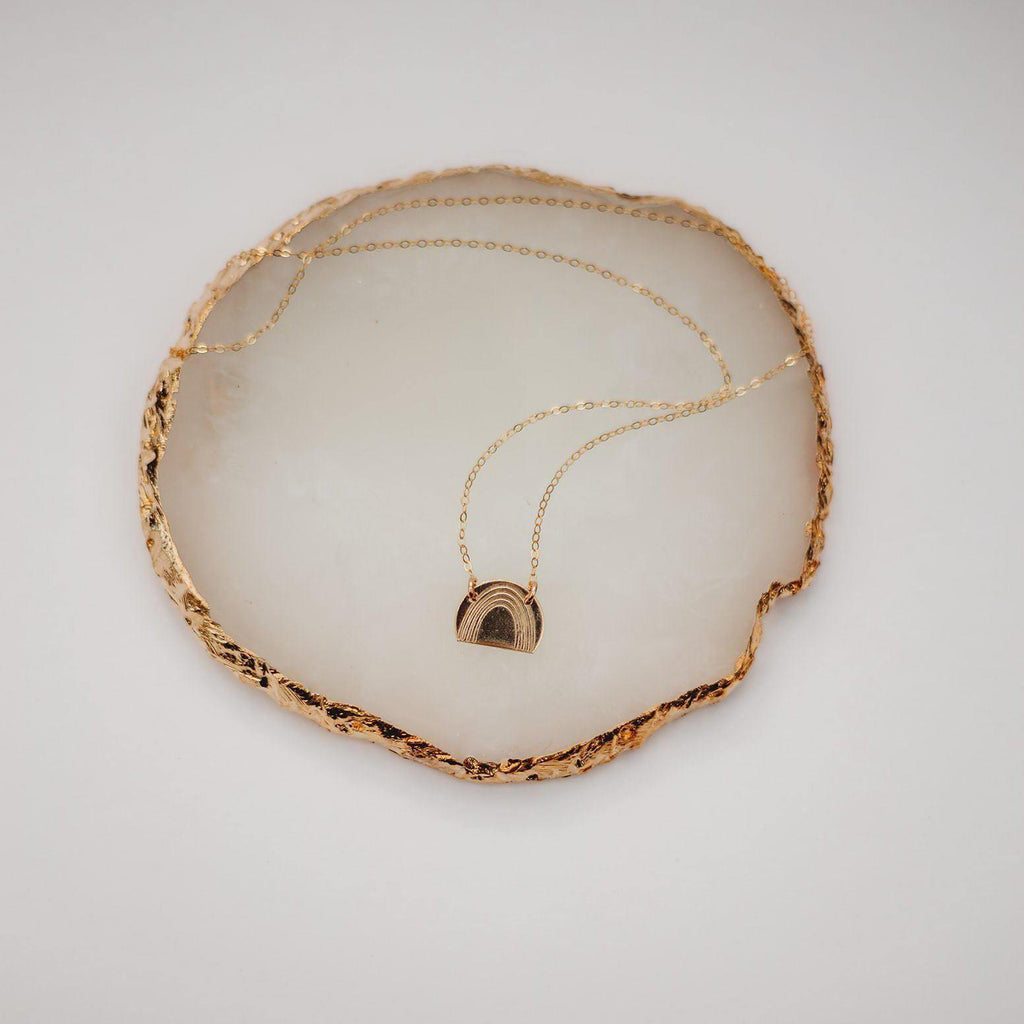 Rainbow Shape Necklace - Hope on a Rope Jewelry