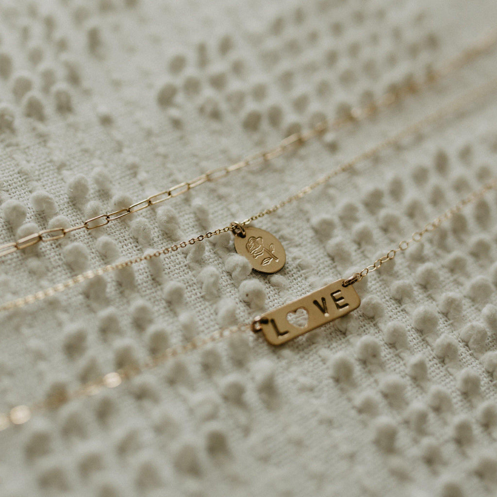 Love Bar Necklace - Hope on a Rope Jewelry