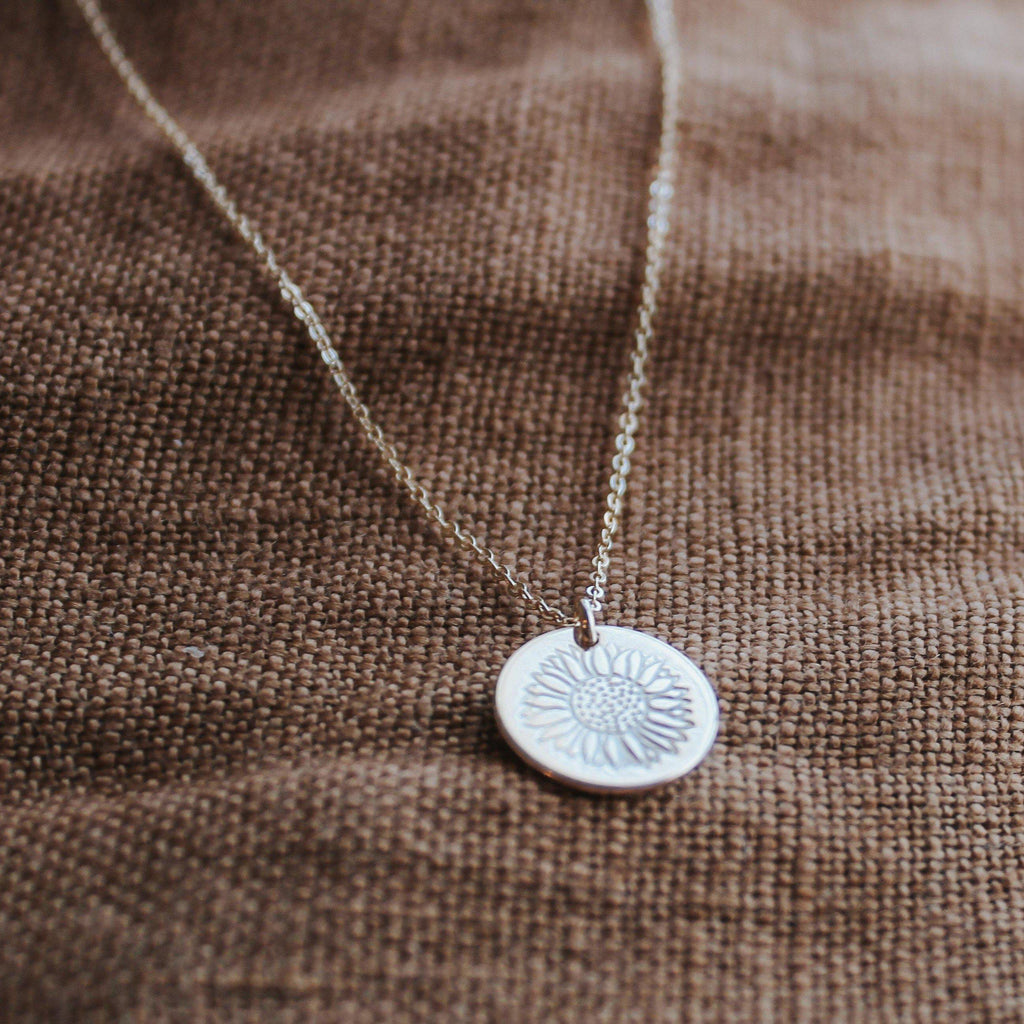 Sunflower Necklace - Hope on a Rope Jewelry