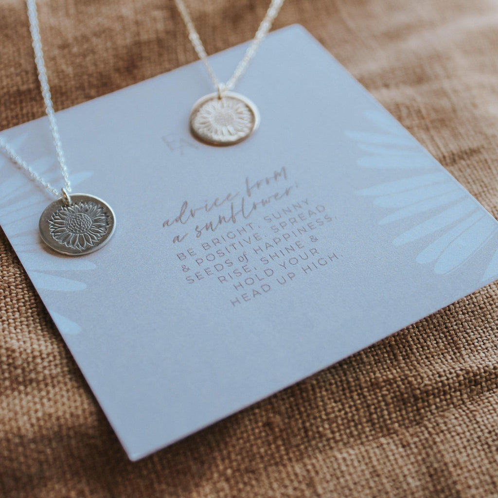Sunflower Necklace - Hope on a Rope Jewelry