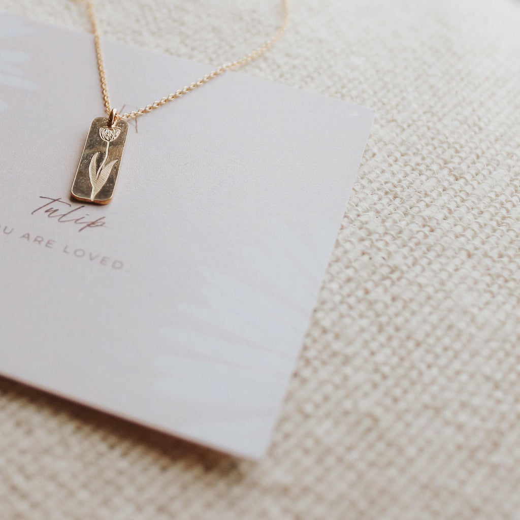 Tulip Necklace - Hope on a Rope Jewelry