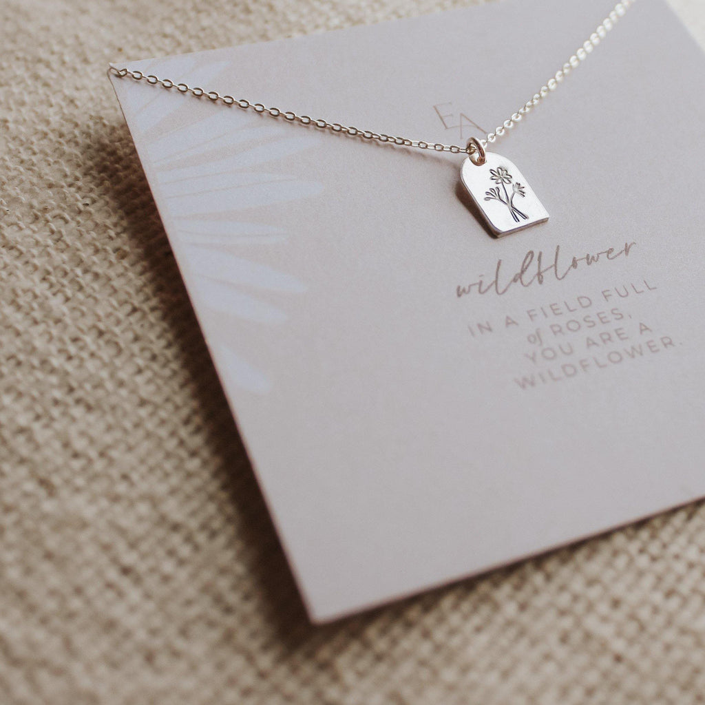 Wildflower Arch Necklace - Hope on a Rope Jewelry