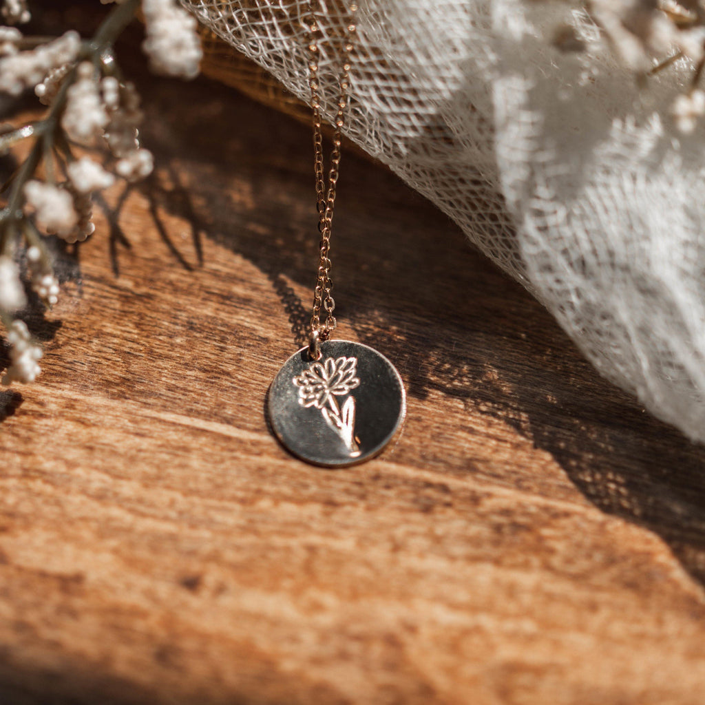 Carnation Necklace - Hope on a Rope Jewelry