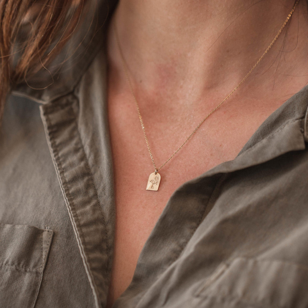 Wildflower Arch Necklace - Hope on a Rope Jewelry