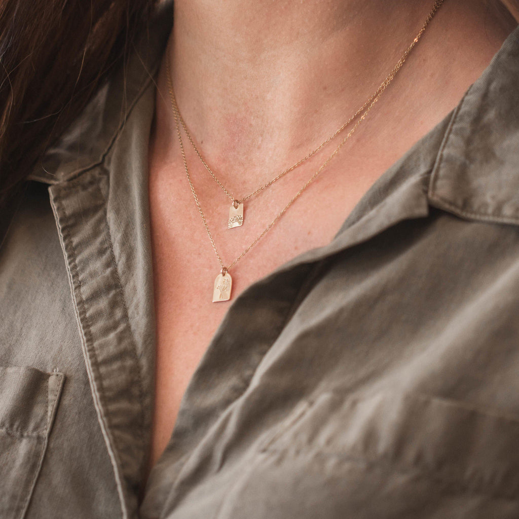 Wildflower Arch Necklace - Hope on a Rope Jewelry