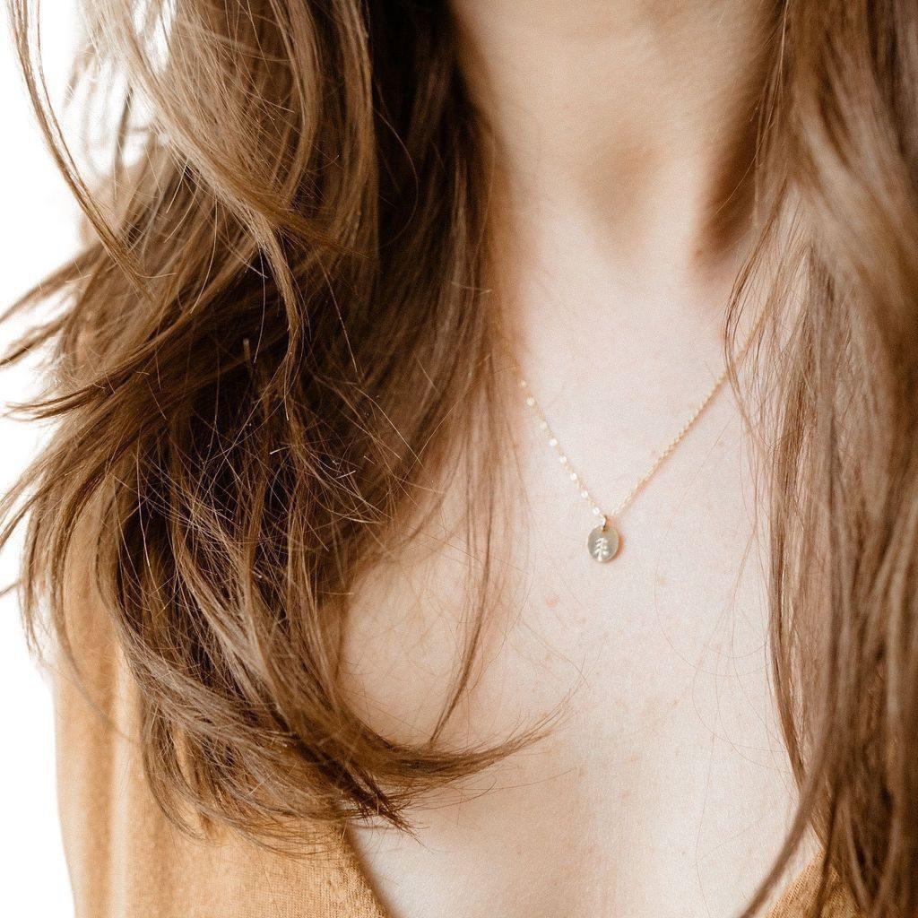 Pine Tree Necklace - Hope on a Rope Jewelry