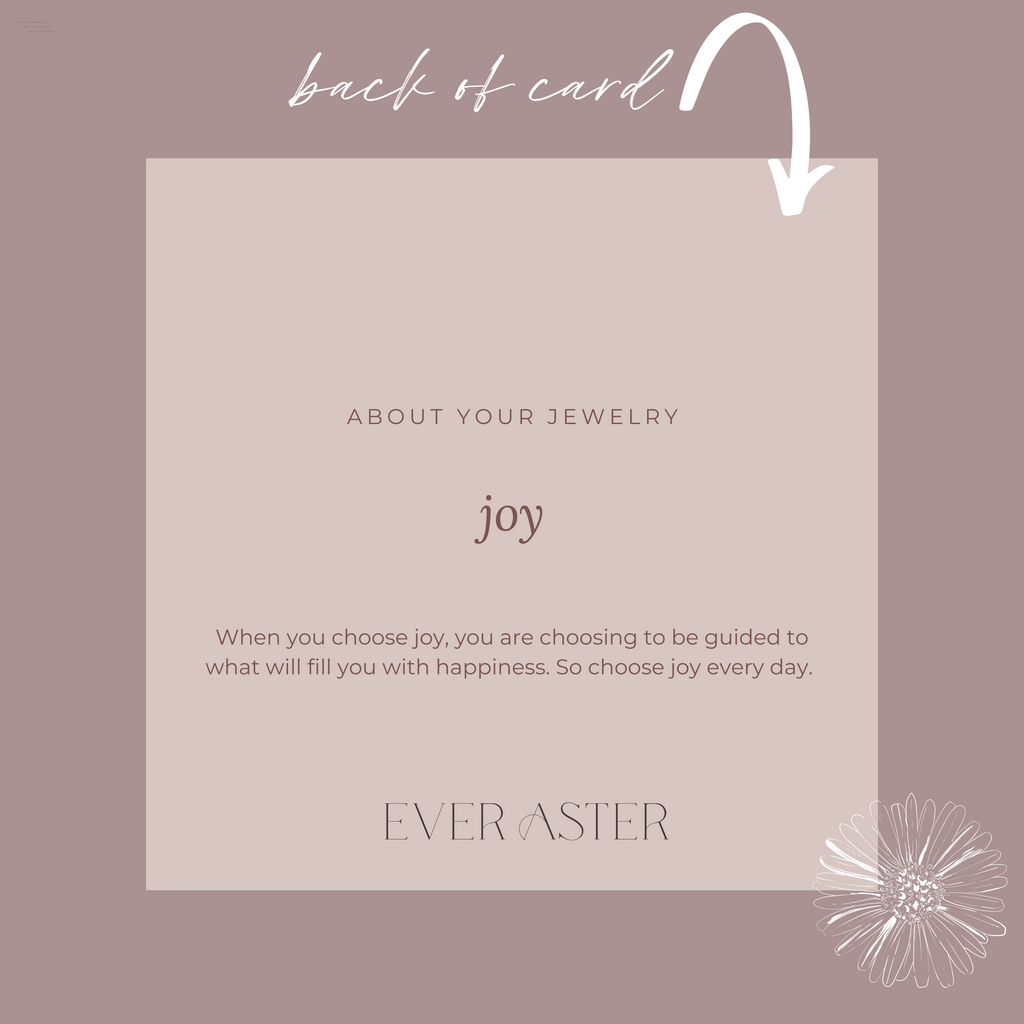 Joy Script Necklace