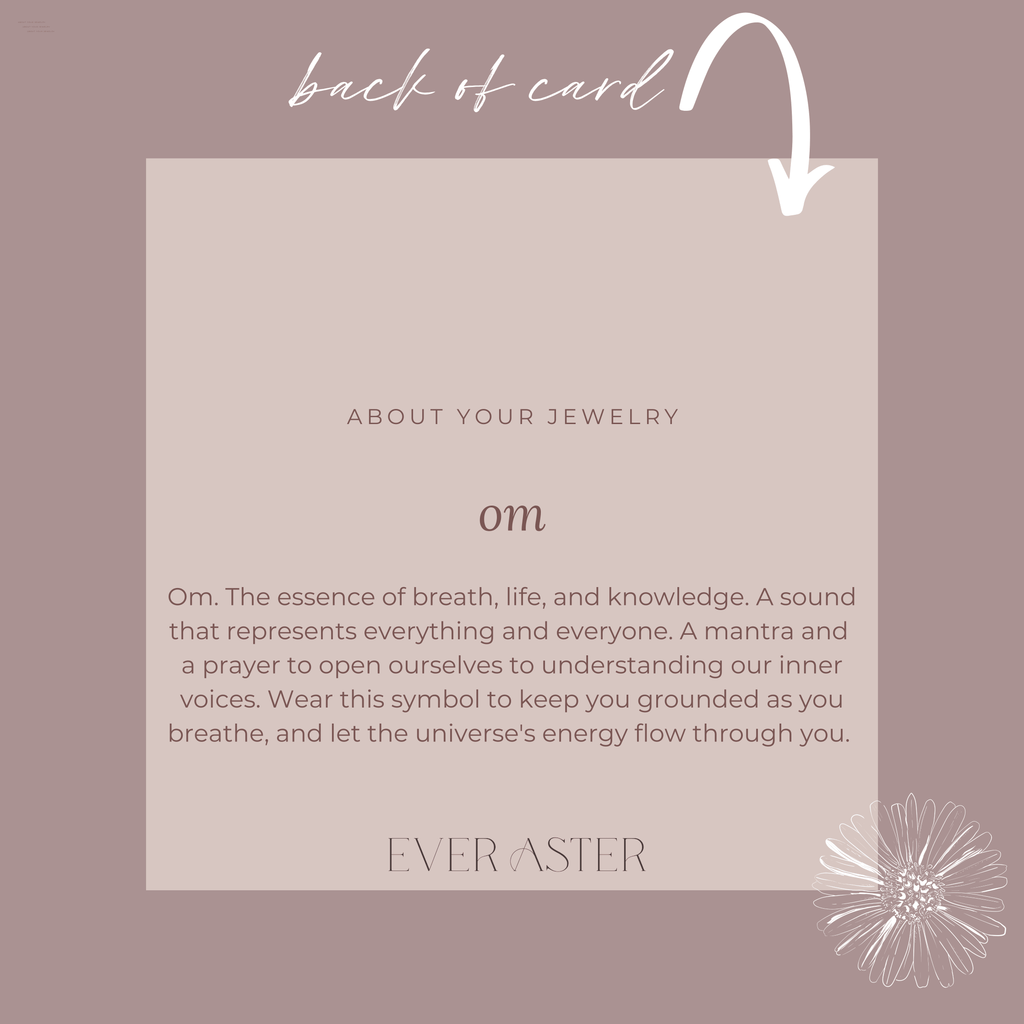 Om Necklace - Hope on a Rope Jewelry