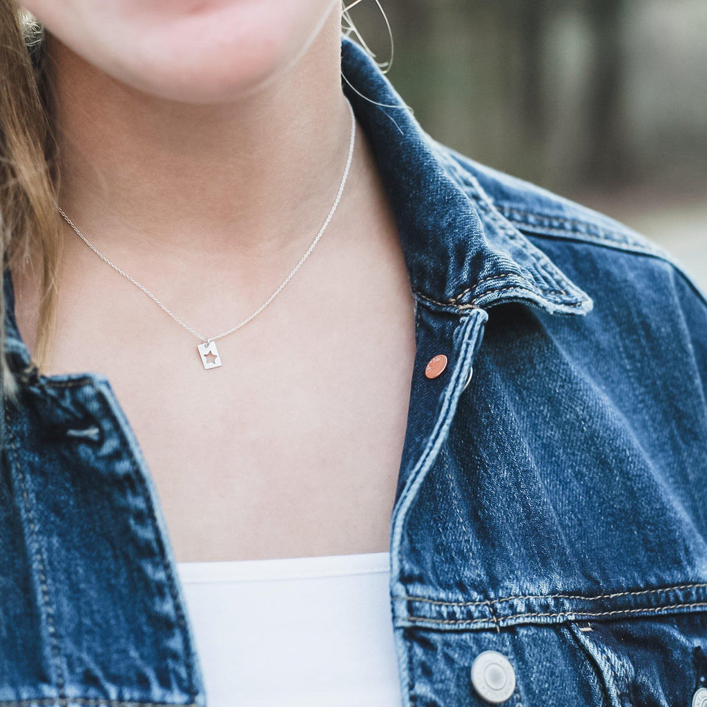 Open Star Necklace - Hope on a Rope Jewelry