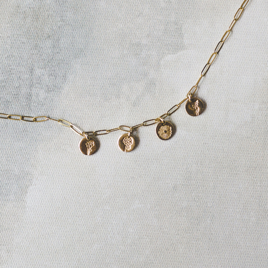 Paperclip Charm Necklace - Design Your Own