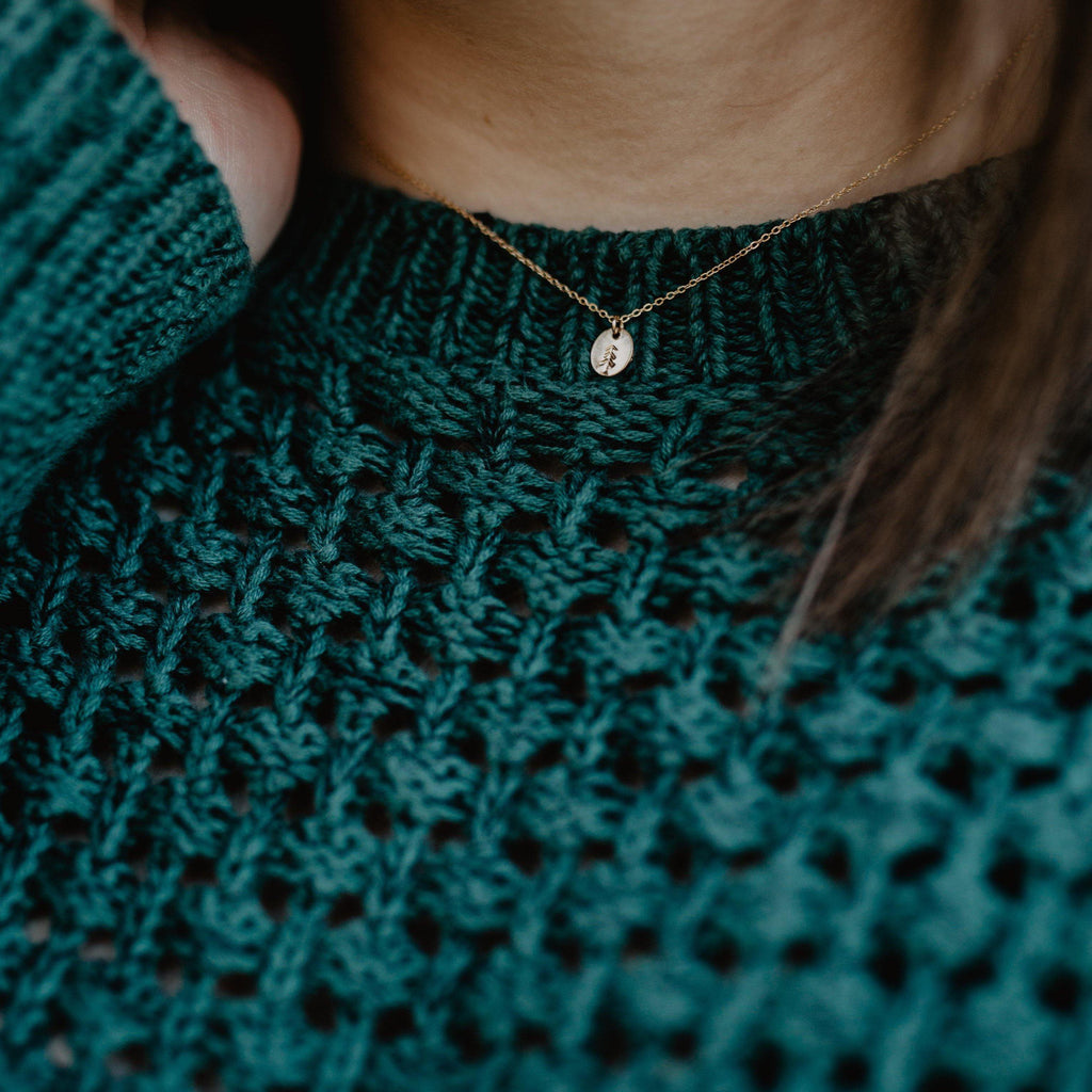 Pine Tree Necklace - Hope on a Rope Jewelry