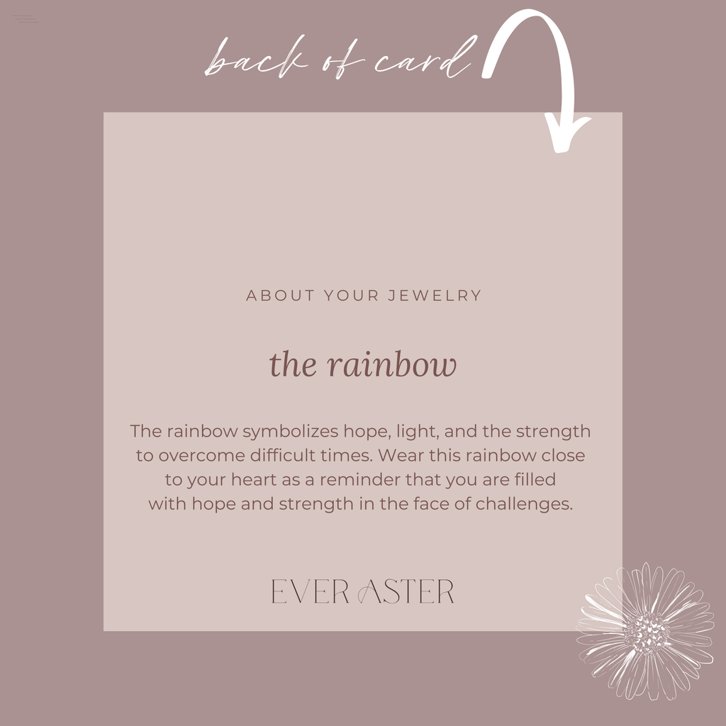 Rainbow Shape Necklace - Hope on a Rope Jewelry