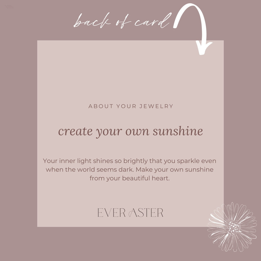 Sunbeam Initial Necklace - Hope on a Rope Jewelry