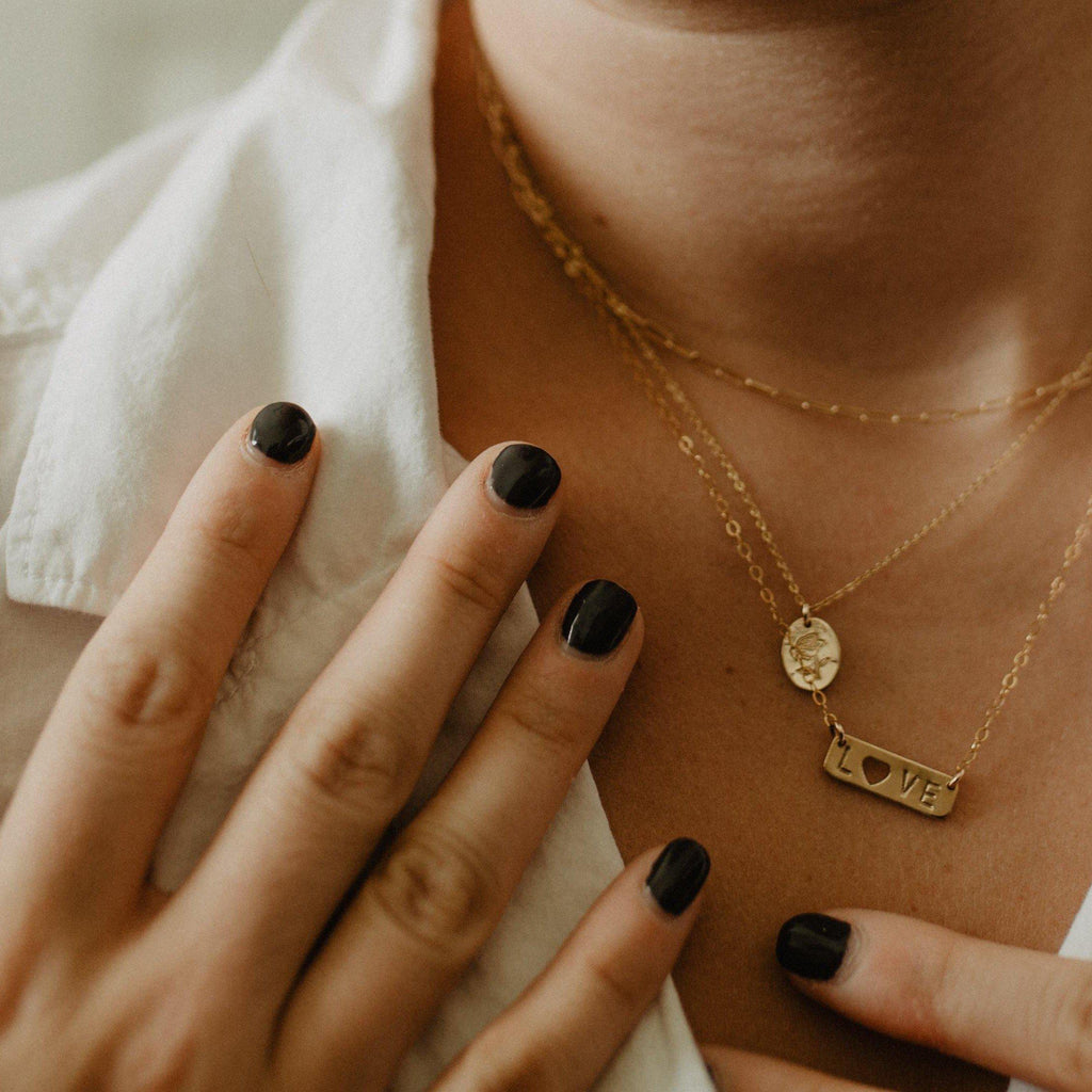 Love Bar Necklace - Hope on a Rope Jewelry