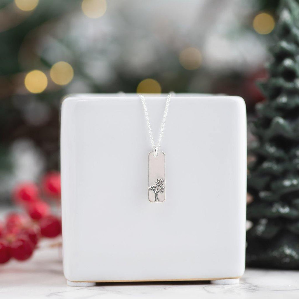 Wildflower Bar Necklace - Hope on a Rope Jewelry