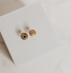 Smiley Face Stud Earrings