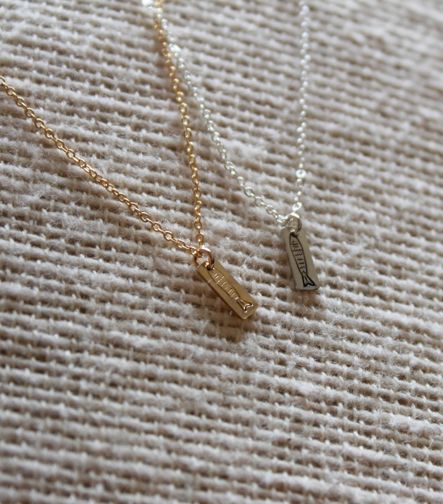 Sardine Tag Necklace