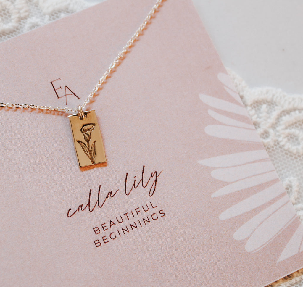 Calla Lily Necklace