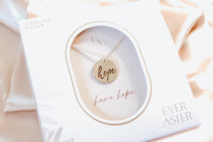 Hope Script Necklace