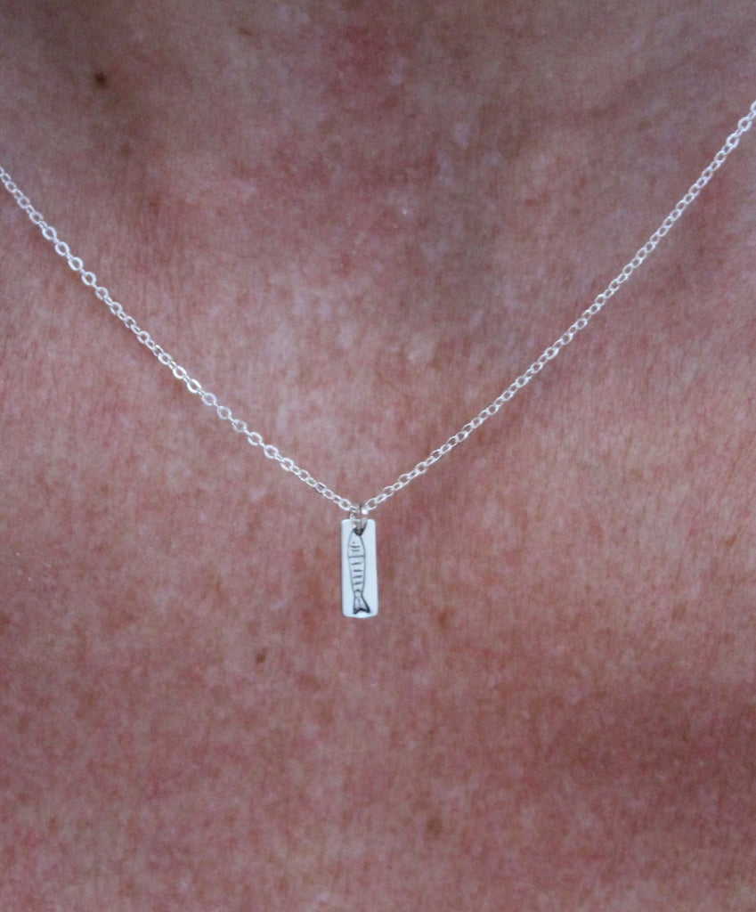 Sardine Tag Necklace