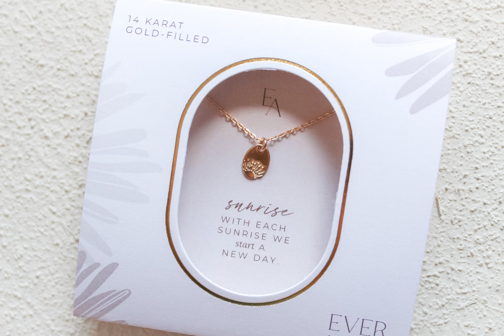 Sunrise Oval Necklace