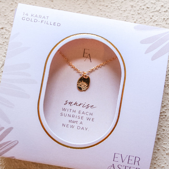 Sunrise Oval Necklace