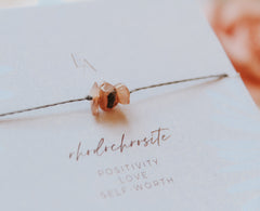 Rhodochrosite Chips Bracelet
