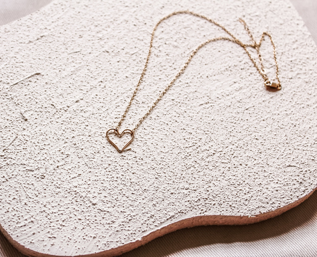 Open Heart Necklace