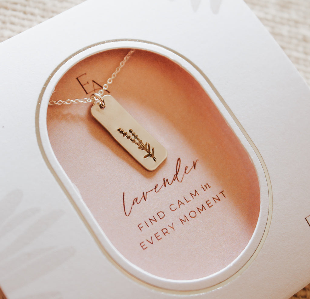 Lavender Bar Necklace