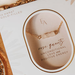 Rose Quartz Anne Necklace