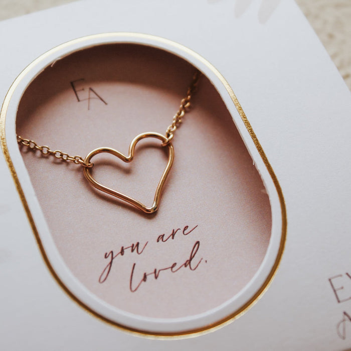 Open Heart Necklace