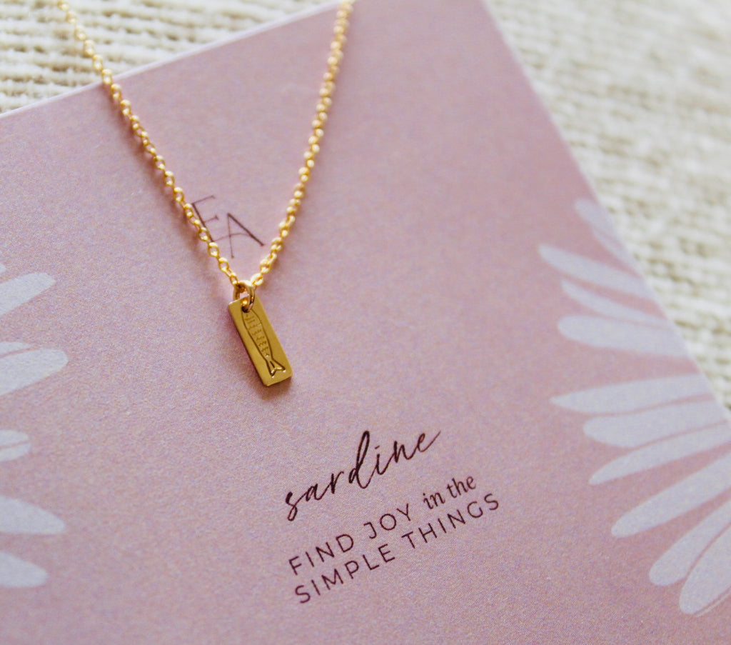 Sardine Tag Necklace