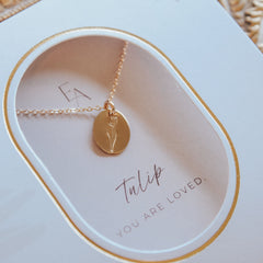 Oval Tulip Necklace